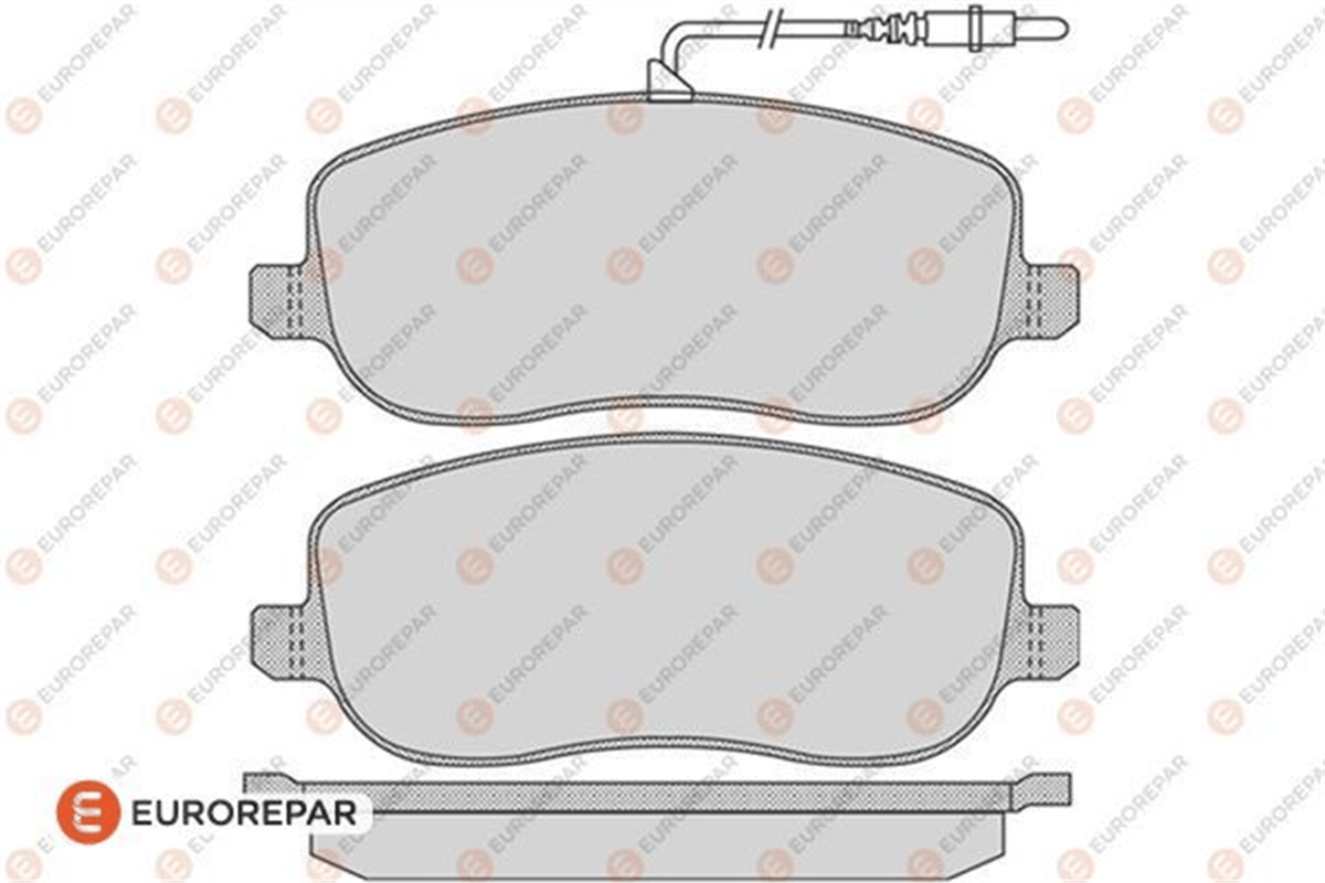 EUROREPAR 1617258380 - Erp Fren Balata Tk - Psa 807/expert