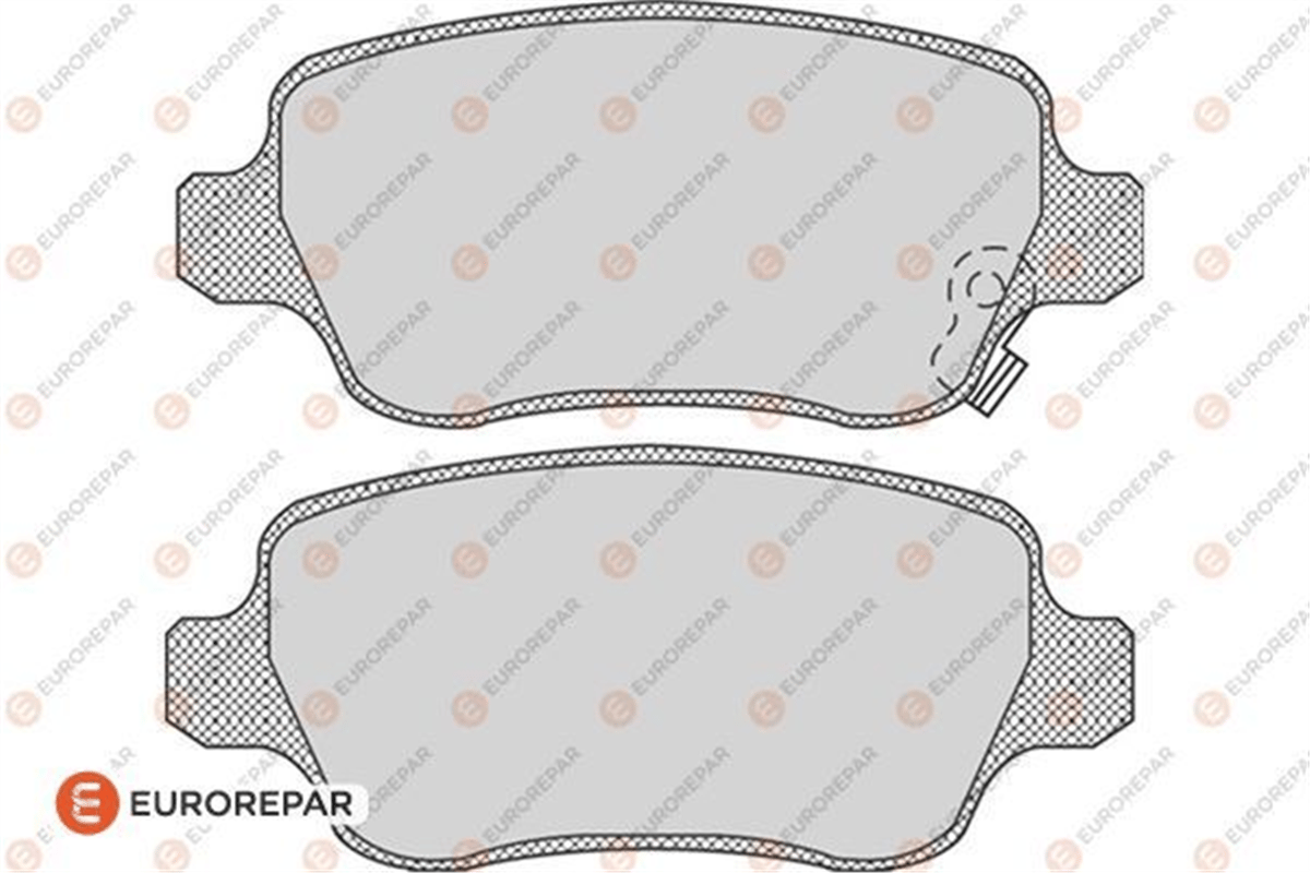 EUROREPAR 1617258680 - Fren Balatasi Arka - Opel Astra H Combo C Meriva A / Ceed 13-