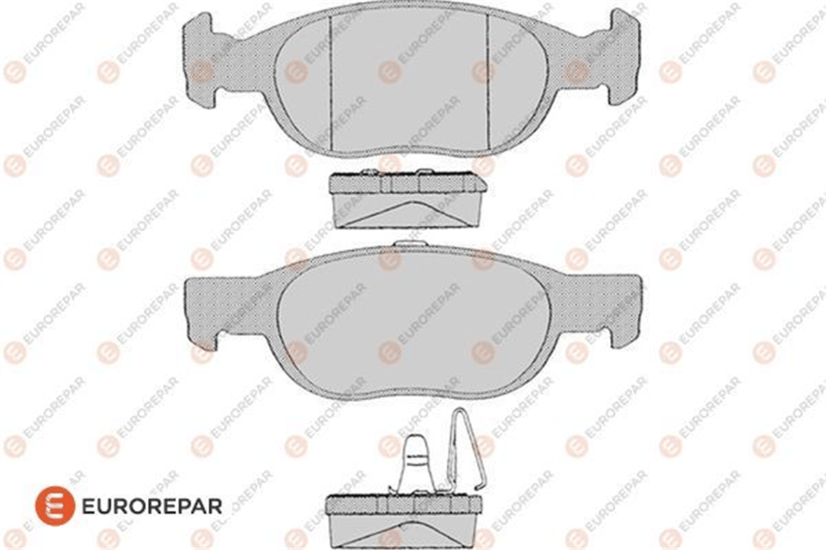EUROREPAR 1617260280 - Fren Balatasi Ön - Fiat Punto