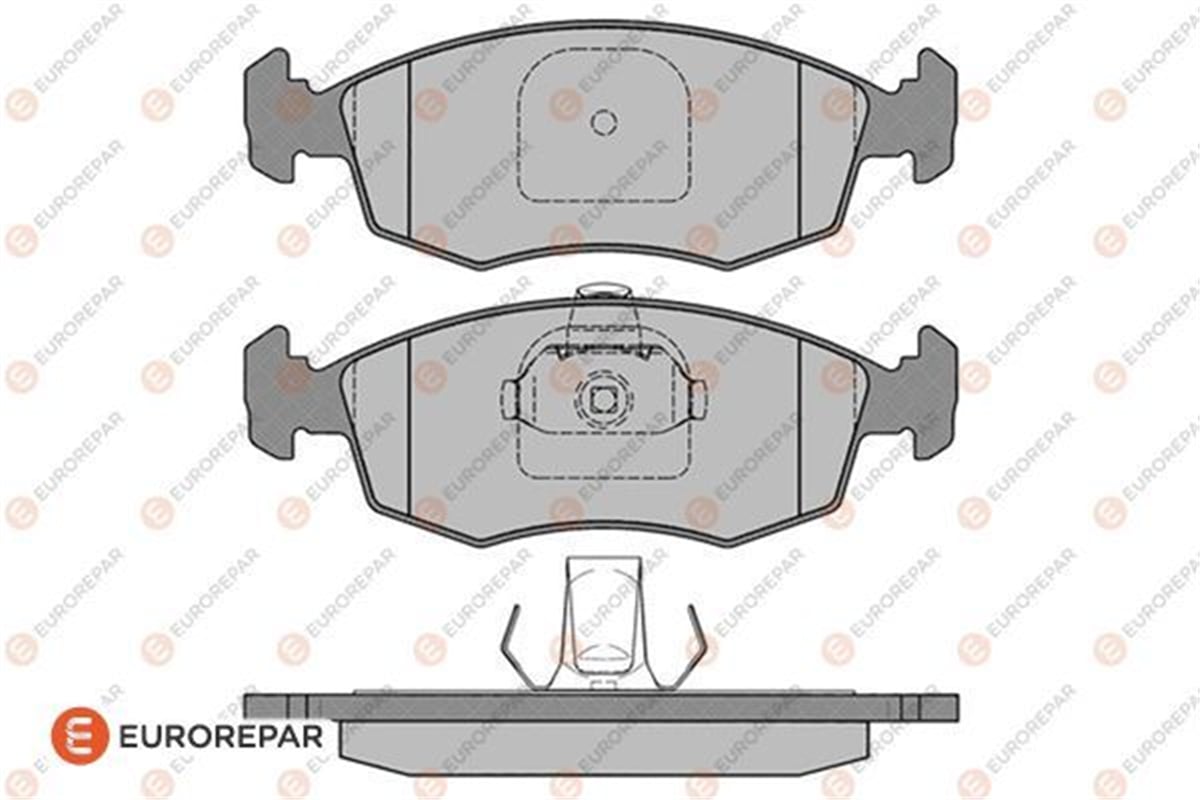 EUROREPAR 1617261380 - Fren Balatasi Ön - Fiat Doblo/palio, Punto, Strada