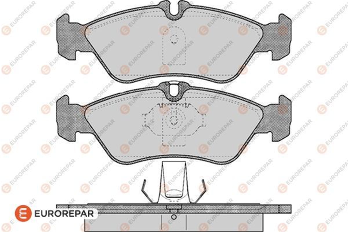 EUROREPAR 1617261780 - Fren Balatasi Arka - Mercedes Sprt.cdi -vw.lt.35