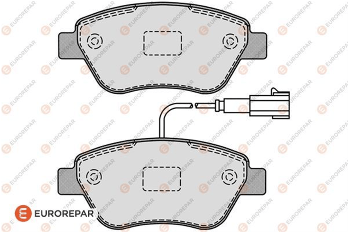 EUROREPAR 1617262180 - Fren Balatasi Ön - Fiat Linea/doblo/fiorino/g.punto/corsa/nemo-ford Ka