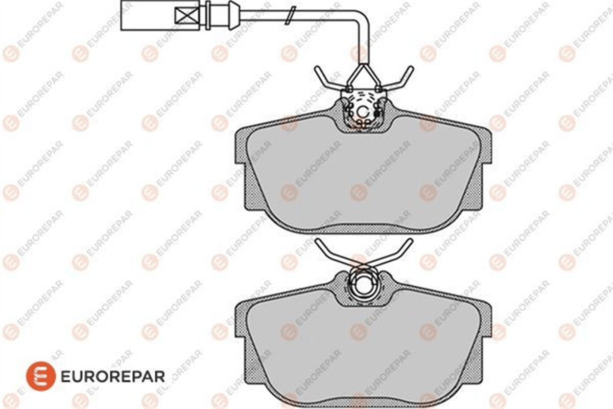 EUROREPAR 1617263080 - Fren Balatasi Arka - Vw T4
