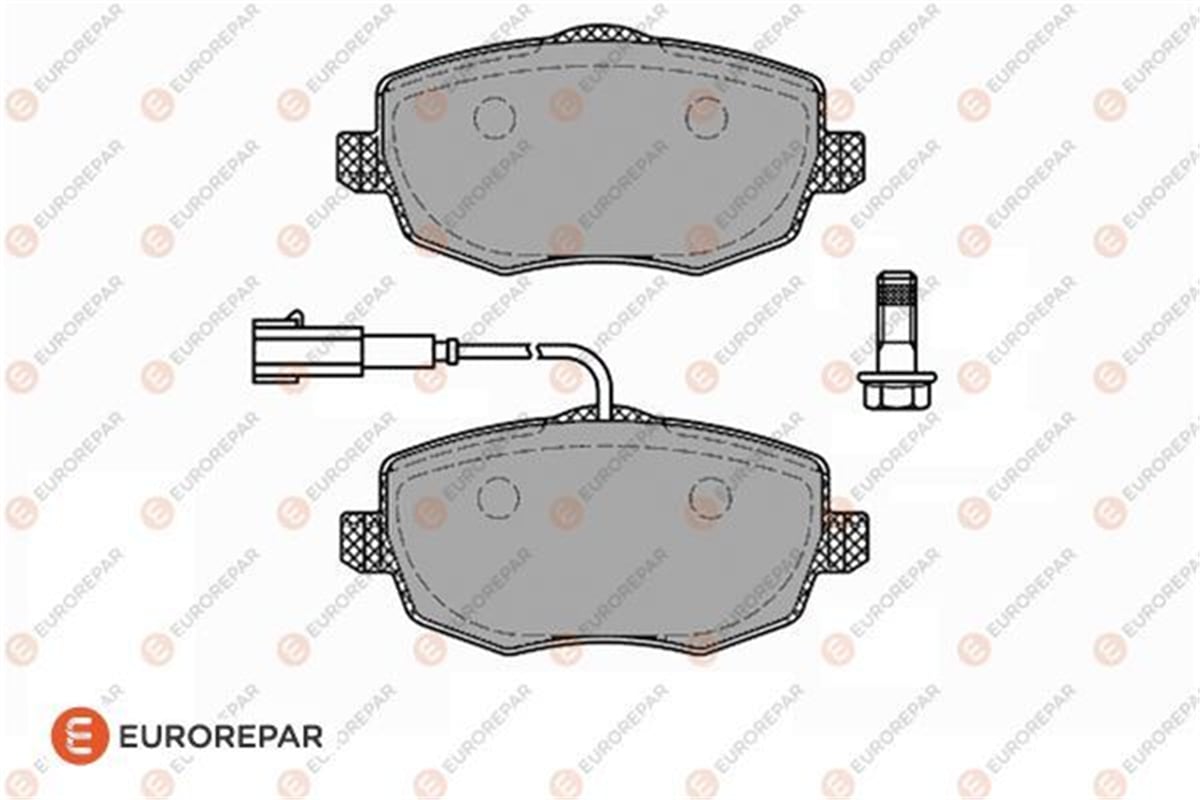 EUROREPAR 1617263780 - Fren Balatasi Ön - Fiat Lancia Ypilson