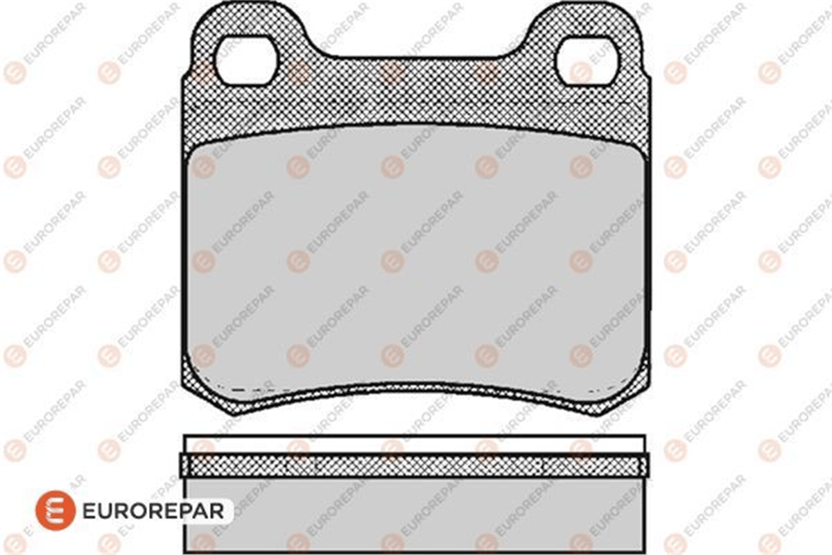 EUROREPAR 1617271480 - Fren Balatasi Arka - Mercedes W201