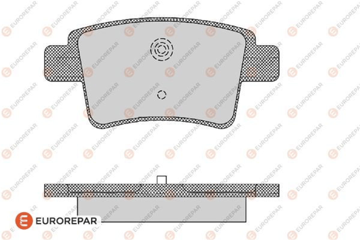 EUROREPAR 1617271880 - Arka Fren Balatasi - Psa C4 Grand Picasso
