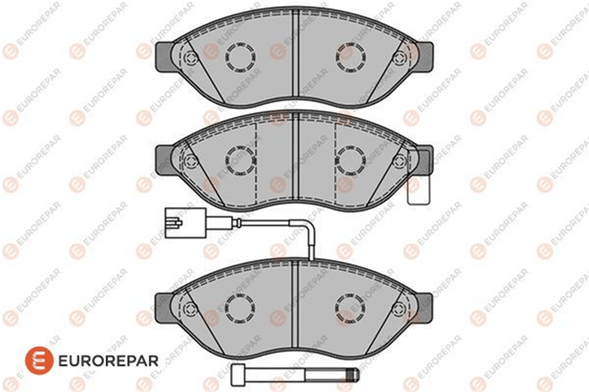 EUROREPAR 1617273980 - Ön Fren Balatasi - Psa Ducato Iii / Boxer Iii / Jumper Iii