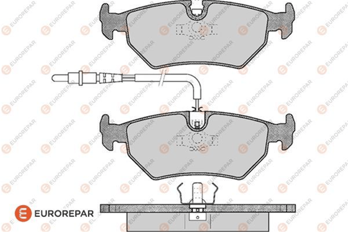 EUROREPAR 1617276580 - Erp Fren Balata Tk - Psa 806