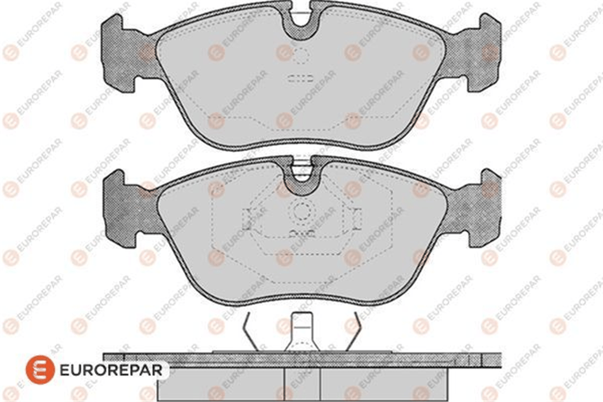 EUROREPAR 1617276880 - Fren Balatasi Ön - Volvo Volvo S70/v70