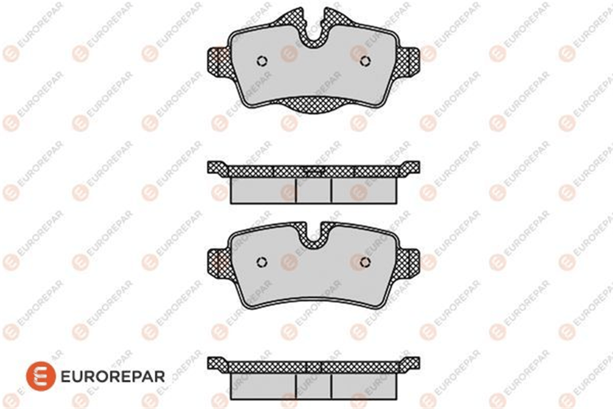 EUROREPAR 1617276980 - Fren Balatasi Arka - Bmw Mini R55-r56-r57-r58-r59