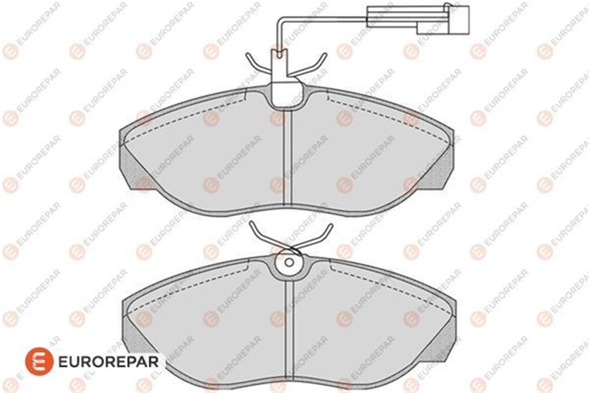 EUROREPAR 1617277980 - Erp Fren Balata Tk - Psa Boxer / Jumper