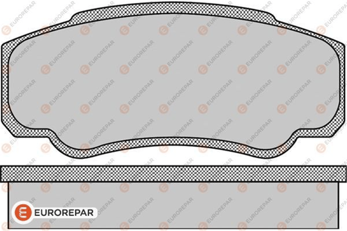 EUROREPAR 1617281780 - Erp Arka Fren Balatasi - Psa Boxer