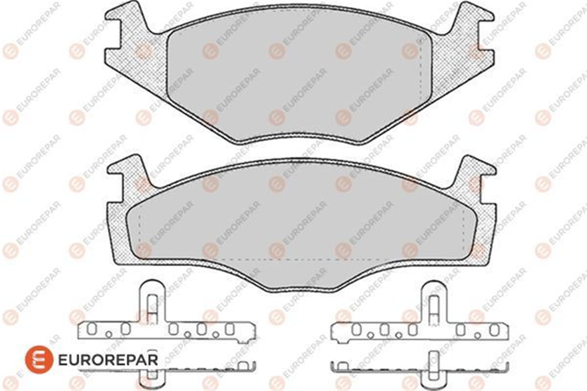 EUROREPAR 1617282380 - Fren Balatasi Ön - Vw Golf2