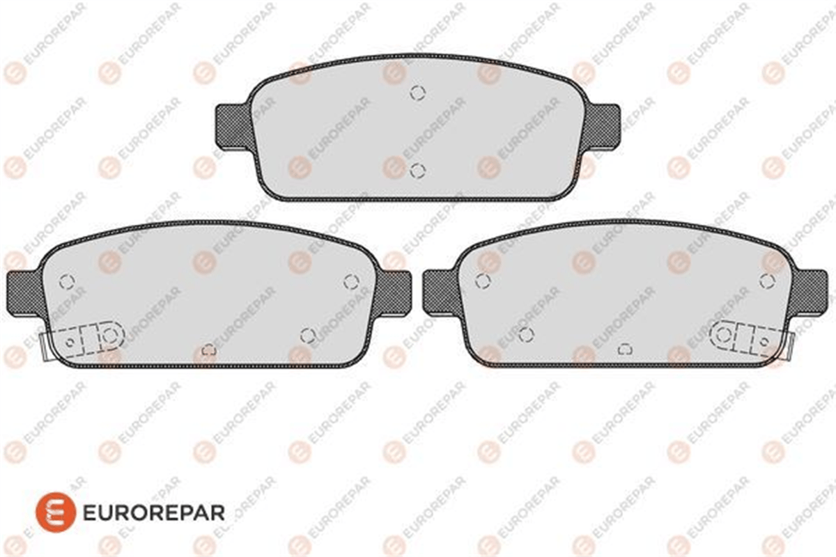 EUROREPAR 1617287080 - Fren Balatasi Arka - Opel Astra J Mokka Cruze Aveo T300 Zafira C Trax