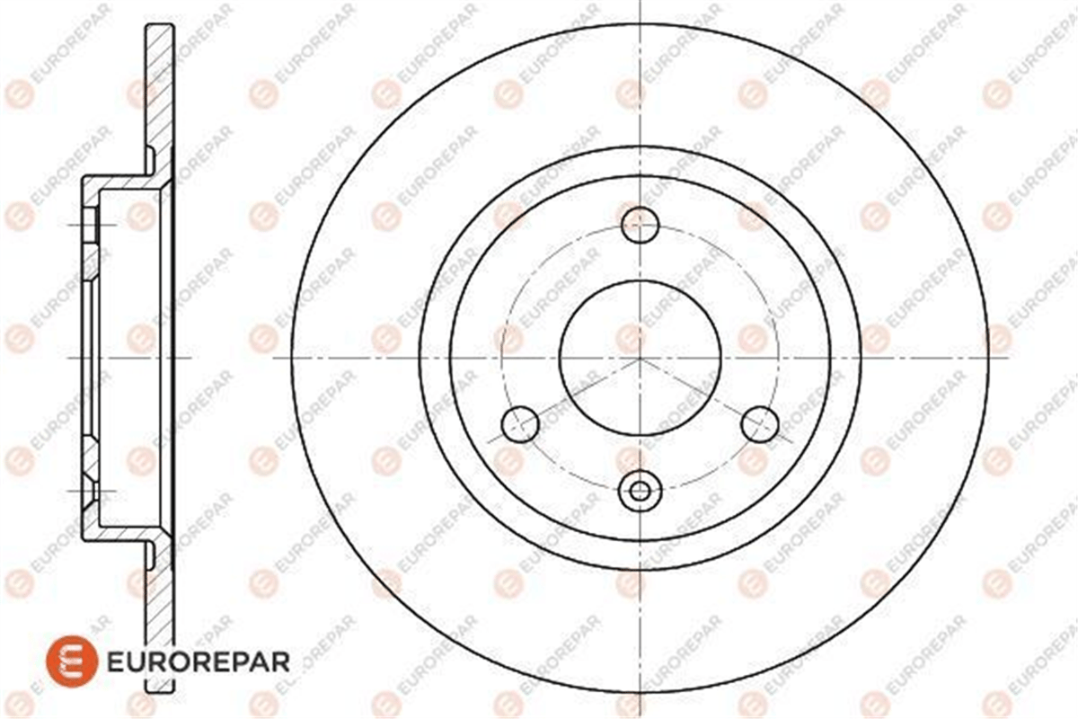 EUROREPAR 1618860080 - E2disqfrav - Psa Ax