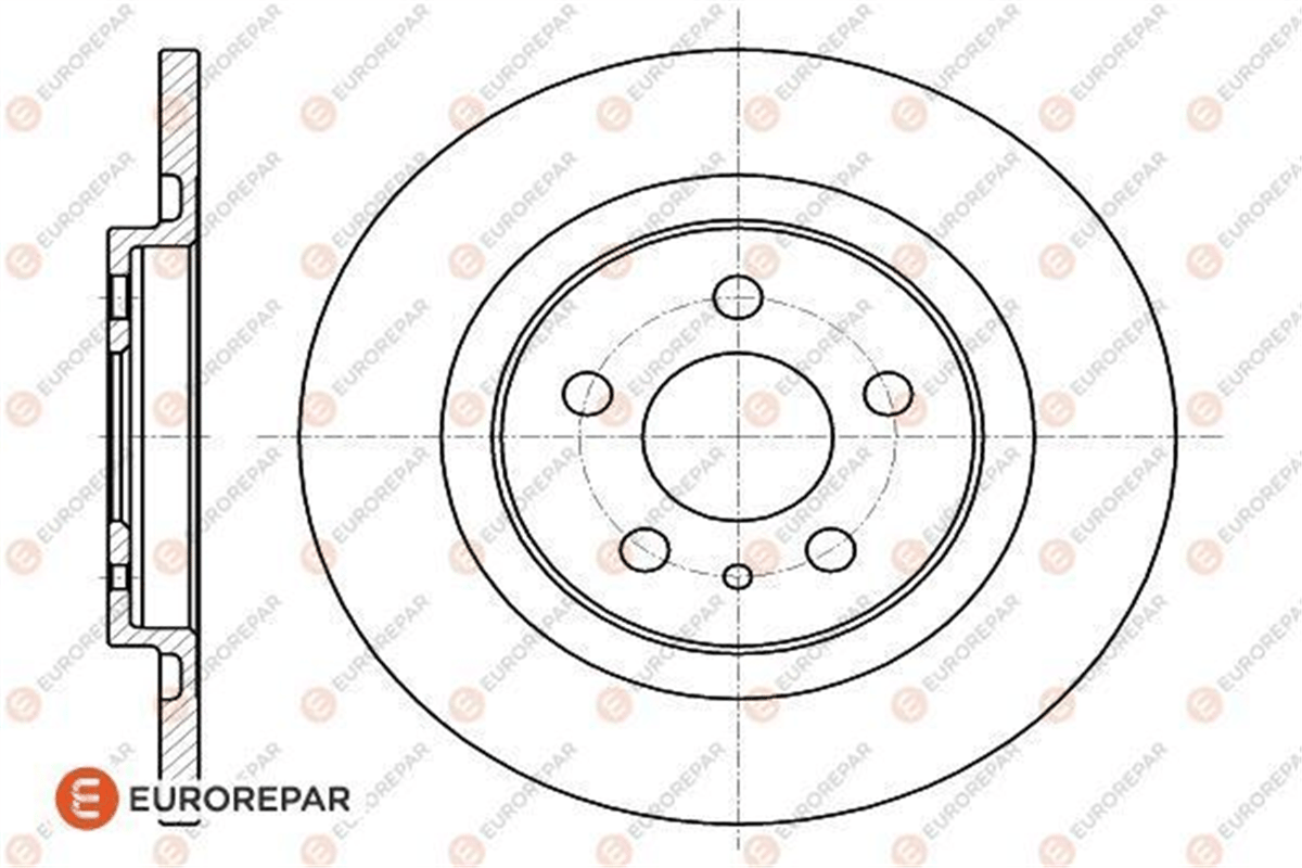 EUROREPAR 1618861780 - Erp Fren Disk Tk - Psa 807