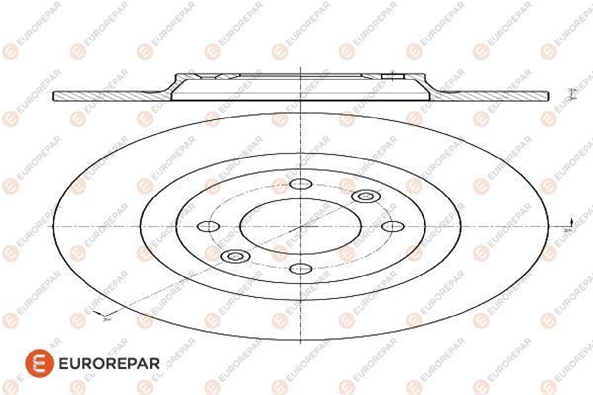 EUROREPAR 1618864880 - E2rrbrdisc - Psa C4/ds4