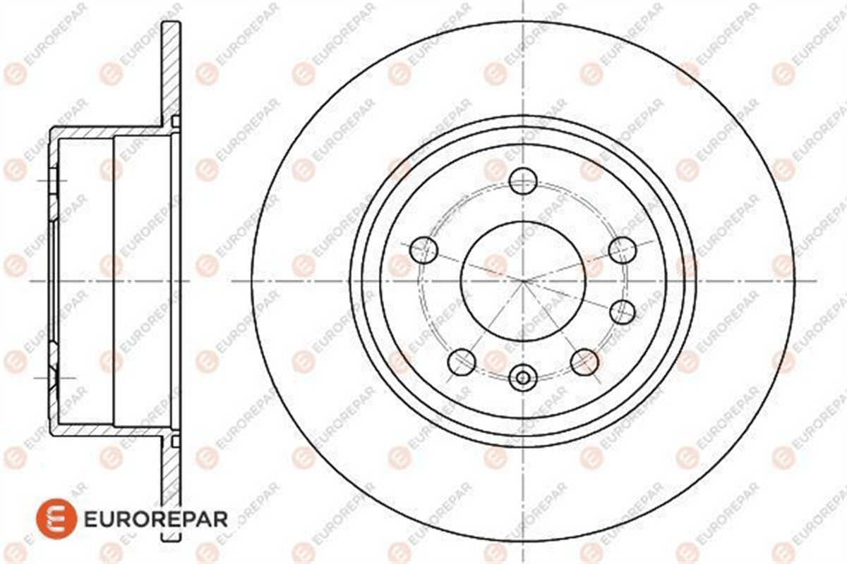 EUROREPAR 1618874980 - Disk Ayna Arka - Opel Vectra A