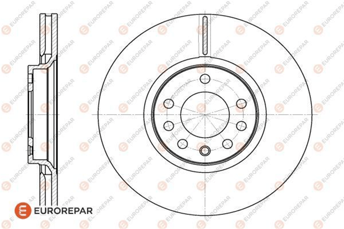 EUROREPAR 1618880280 - Disk Ayna Ön - Opel Corsa E Meriva B Corsa D Zafira B Astra H