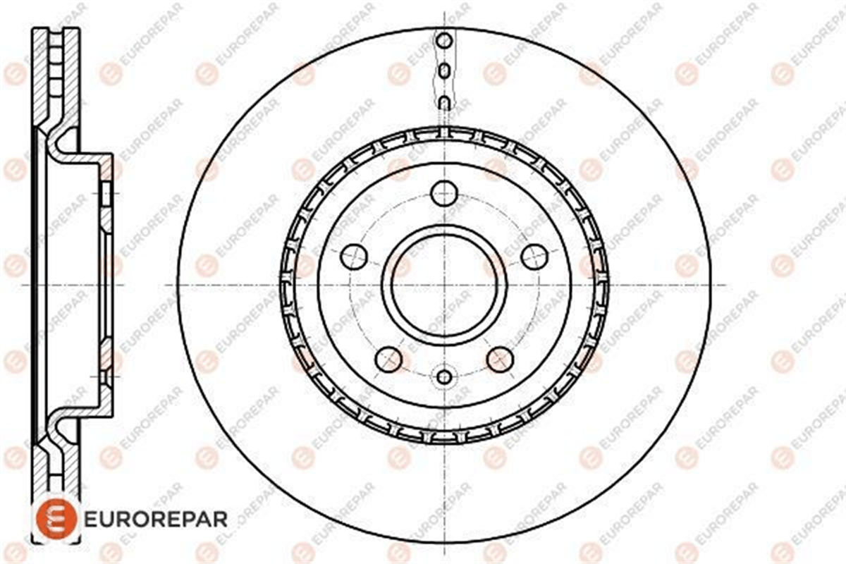 EUROREPAR 1622807980 - E1frbrdisc - Opel 