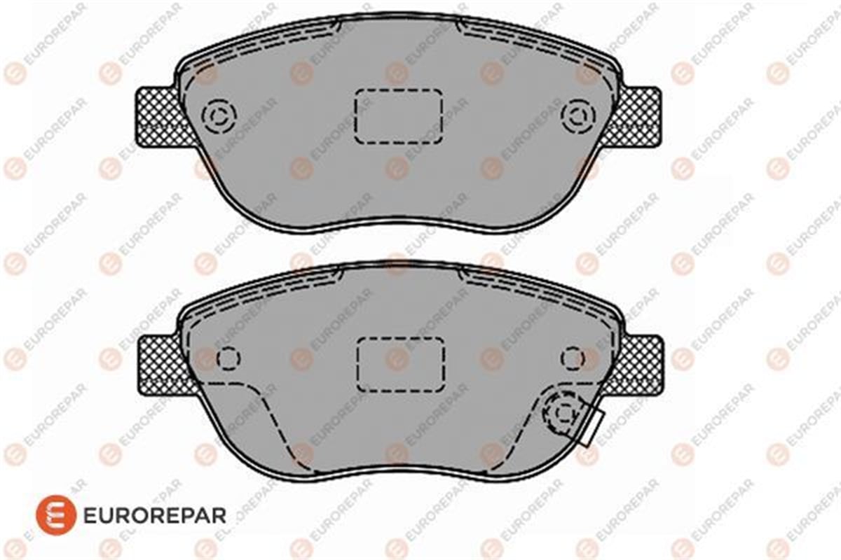 EUROREPAR 1623054880 - Fren Balatasi Ön - Opel Corsa D