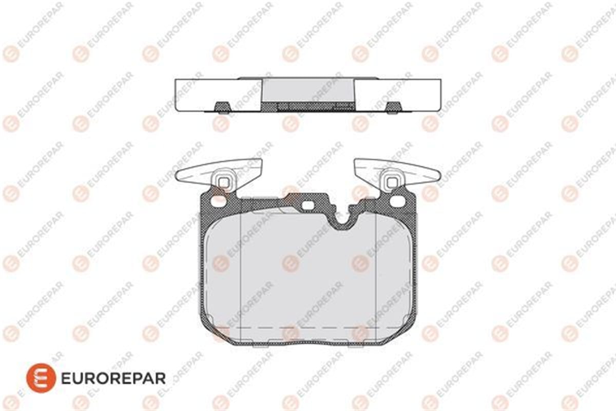 EUROREPAR 1623057580 - Fren Balatasi Ön - Bmw F20-f21-f22-f23-f30-f31-f34-4f32-f33-f36 ( M )
