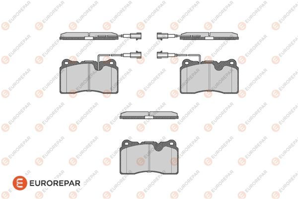 EUROREPAR 1623060780 - Fren Balatasi Ön - Psa Alfa Romeo 147-156-166