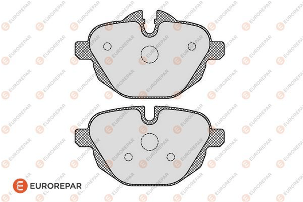 EUROREPAR 1623063580 - Fren Balatasi Arka - Psa F10-f10 Lci-f11-f11-f11 Lci-f18-f18 Lci-5g30-g31-6g32 Gt-7g11-g12-x3 F25-x4 F26