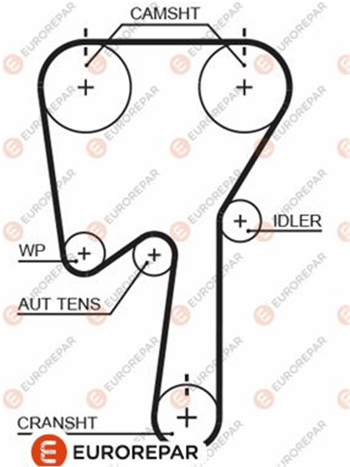 EUROREPAR 1633133780 - Triger Kayisi - Ford Focus C30 S60 C70 S40