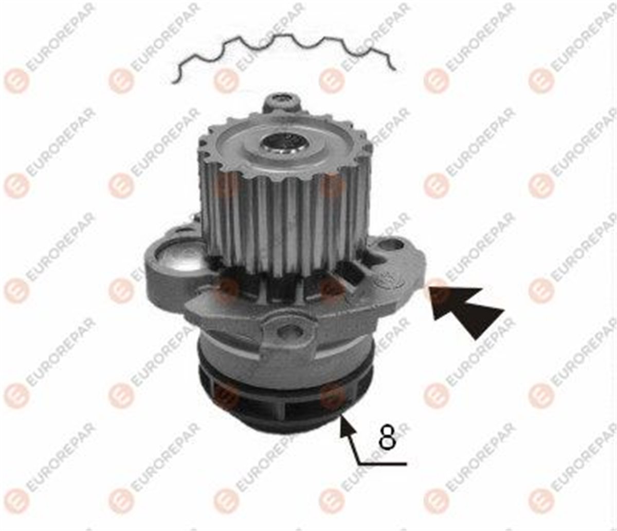 EUROREPAR 1637172880 - Devirdaim - Vw Passat-golf5-a3-leon