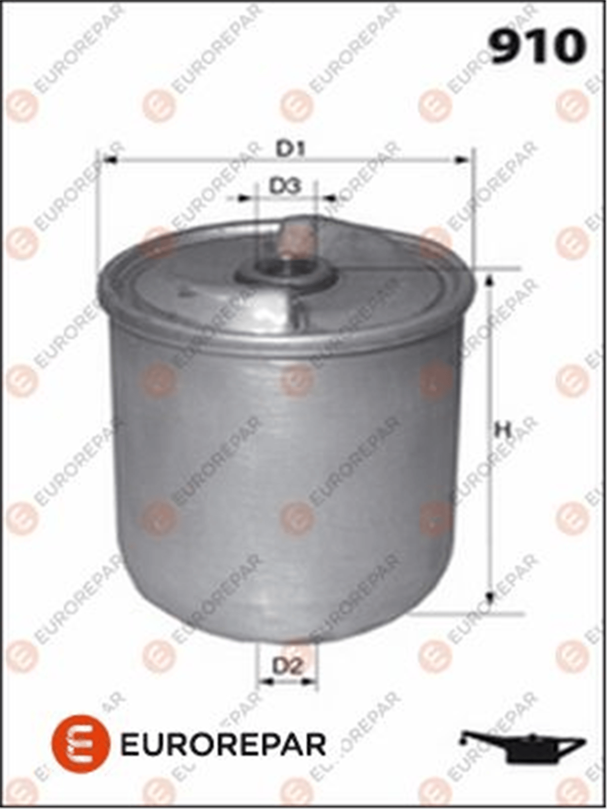 EUROREPAR 1637765780 - Yag Filtresi Üst - Ford Transit V-347 140 200 Ps