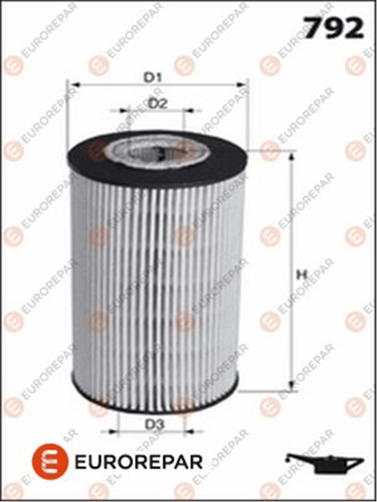 EUROREPAR 1637766280 - Yag Filtresi - Japon 