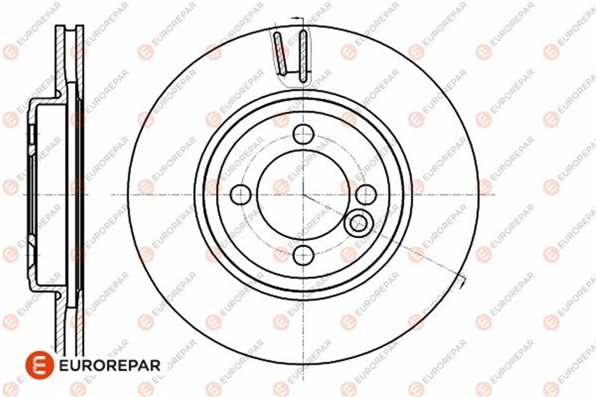 EUROREPAR 1642752880 - Fren Diski Ön - Bmw Mini