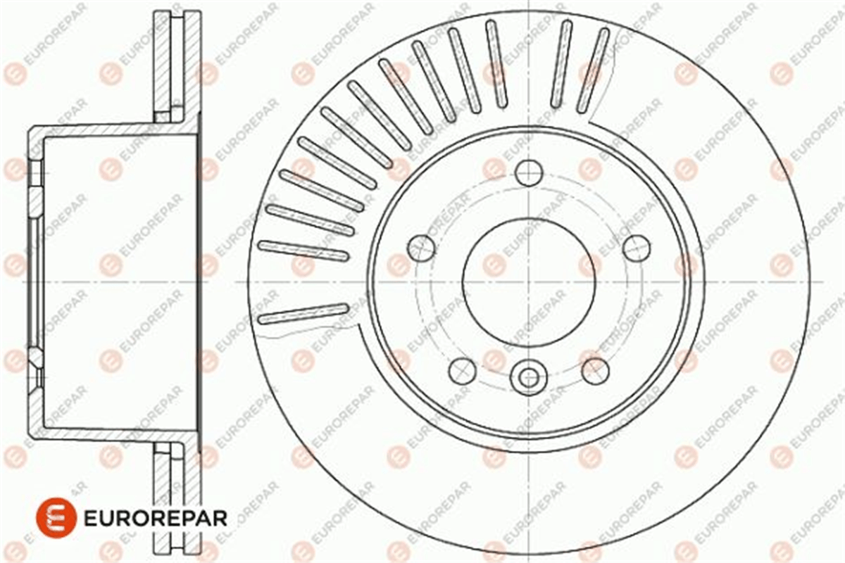 EUROREPAR 1642763480 - Fren Diski Ön - Bmw Land Rover Discovery Ii