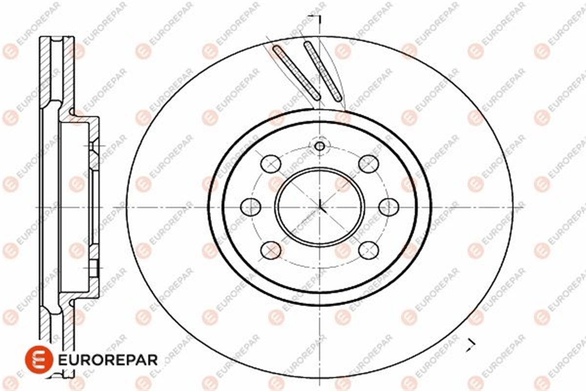 EUROREPAR 1642764080 - Fren Diski Ön - Opel Corsa C Combo C Meriva