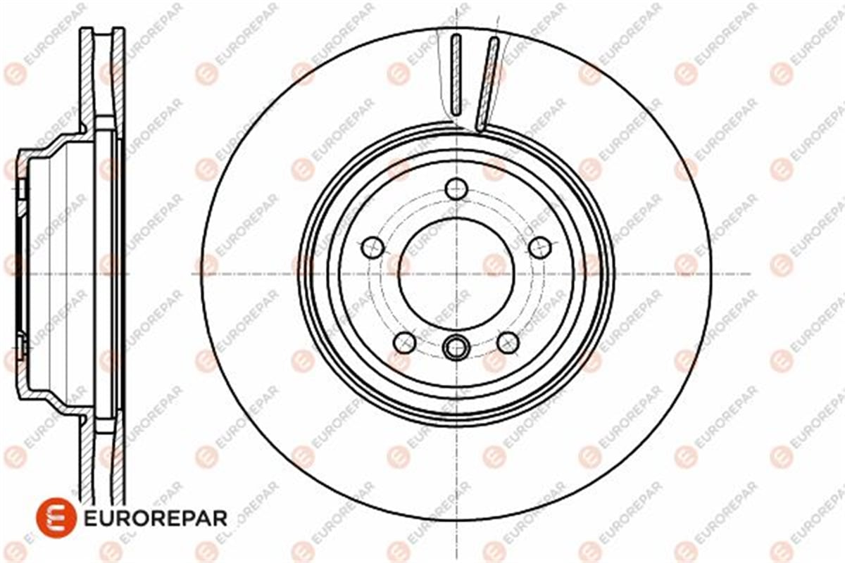 EUROREPAR 1642764580 - Fren Diski Ön - Bmw E90-e91-e92-e93-x1 E84