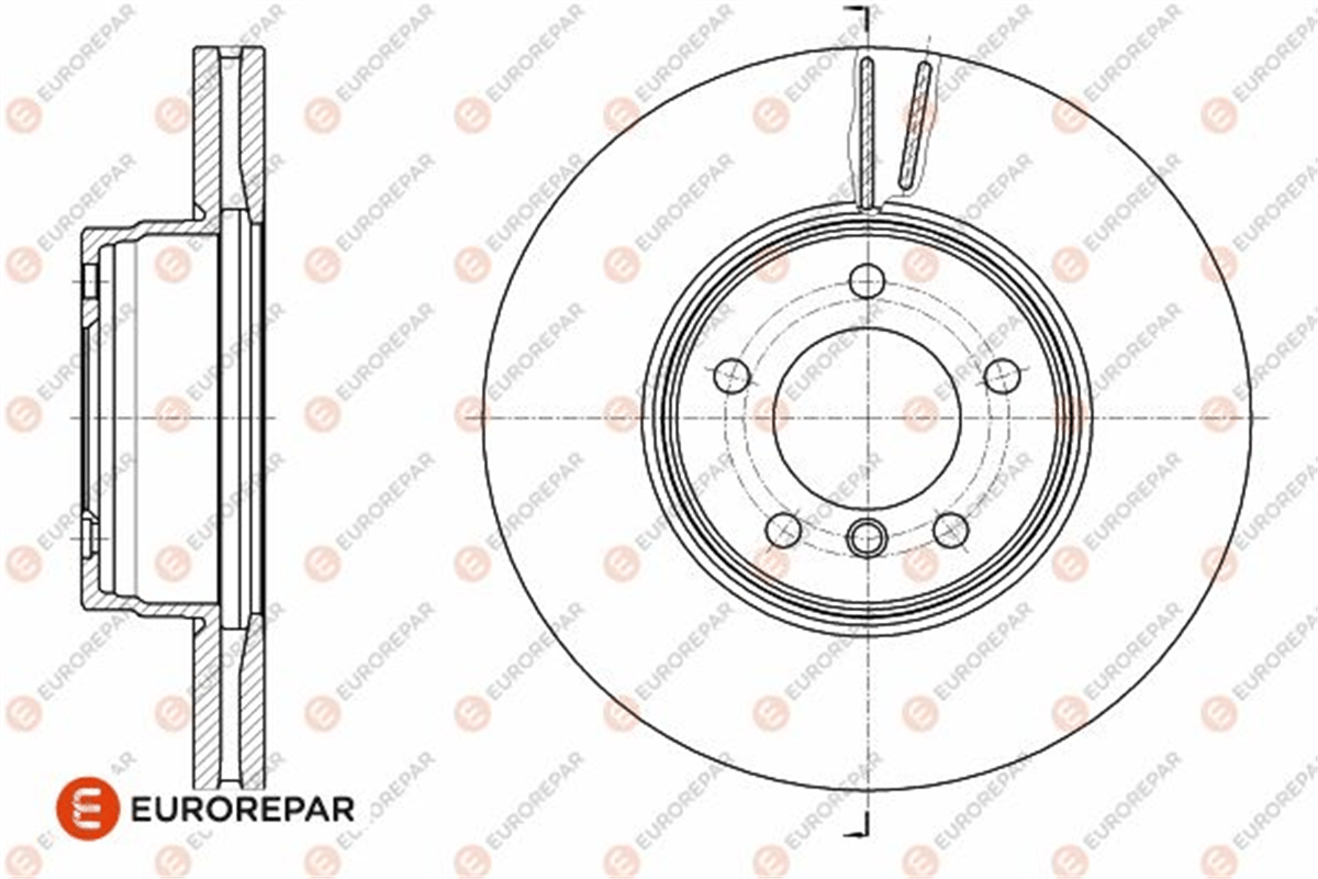 EUROREPAR 1642767280 - Fren Diski Ön - Bmw E60-e61-e63-e64