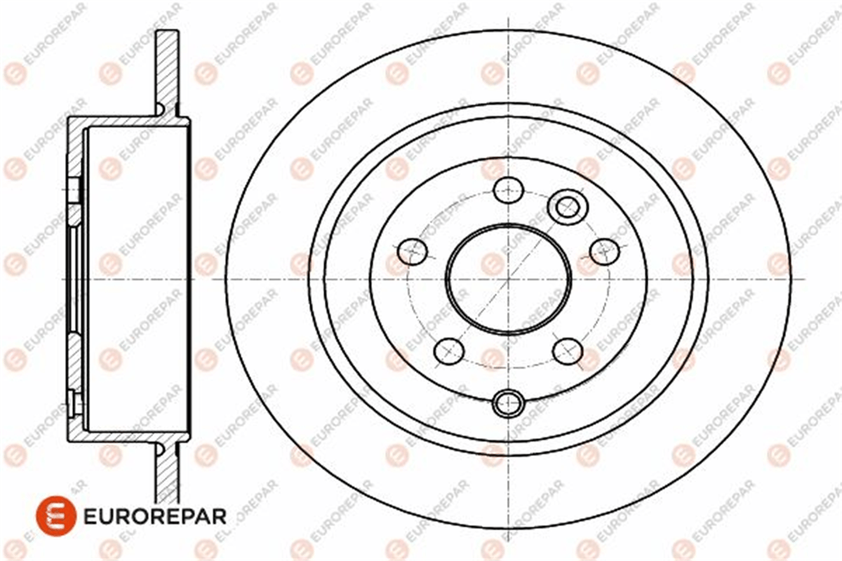 EUROREPAR 1642768080 - Fren Diski Arka - Bmw Freelander 2