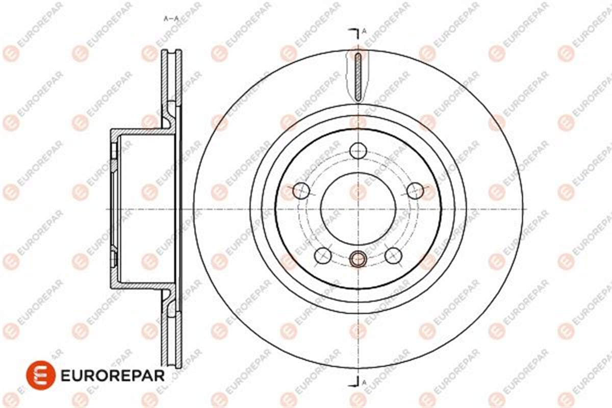 EUROREPAR 1642768180 - Fren Diski Arka - Bmw X3 F25- X4 F26