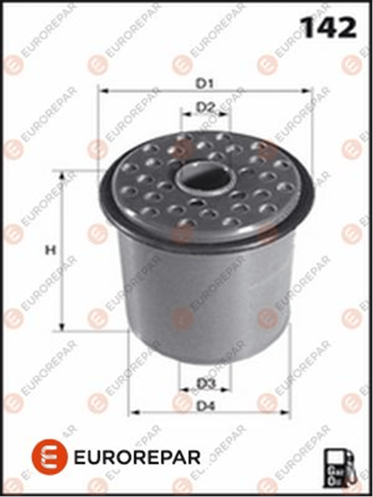 EUROREPAR 1643625480 - Yakit Filtresi - Opel 