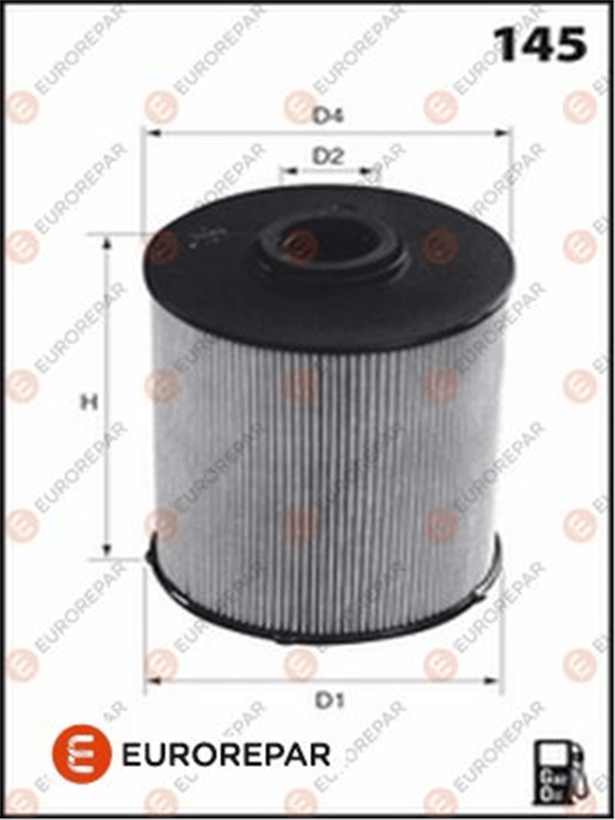 EUROREPAR 1643626280 - Yakit Filtresi - Renault Master Iii/trafic Iii/navara D23/mb 447