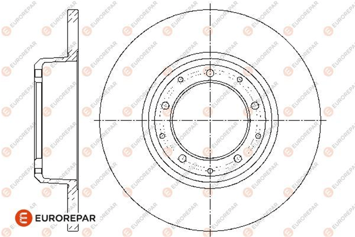 EUROREPAR 1667852280 - Fren Diski Arka - Bmw Land Rover Range Rover I Derender