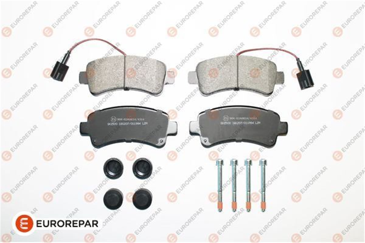 EUROREPAR 1675992580 - Fren Balatasi Arka - Psa Boxer Iii
