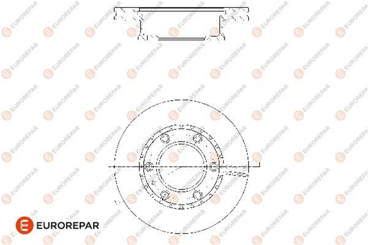 EUROREPAR 1676013480 - Fren Diski Ön - Ford Ranger Mazda Bt50 B2500 4x4 4x2
