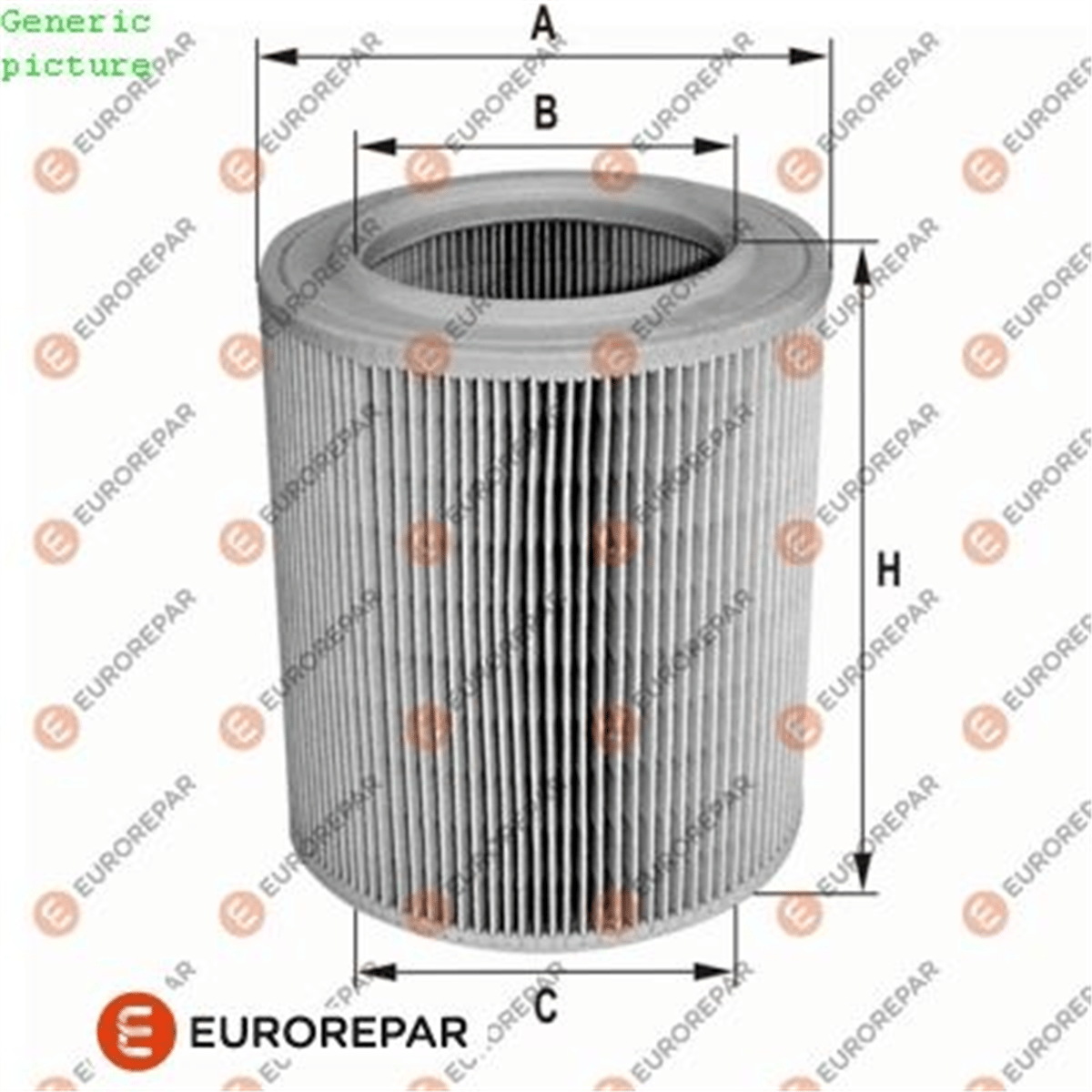 EUROREPAR 1680330480 - Hava Filtresi - Psa 