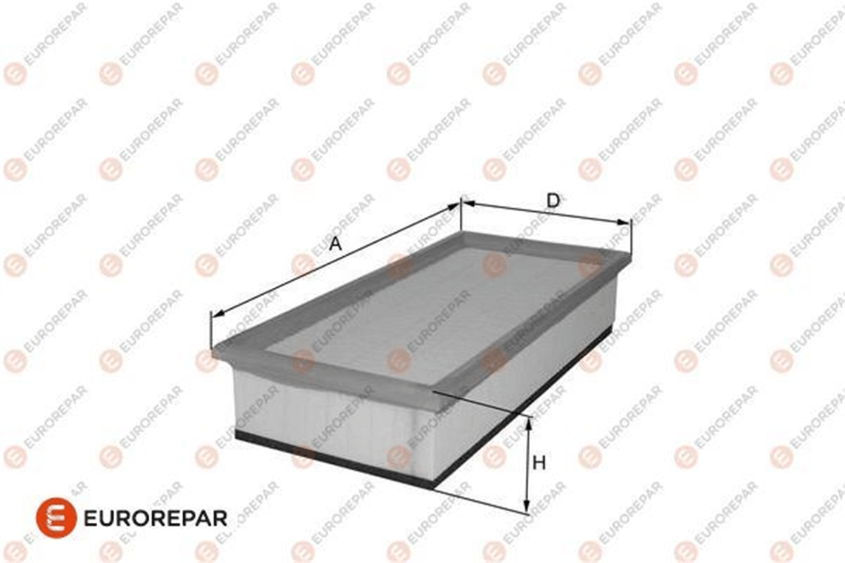 EUROREPAR 1680330980 - Hava Filtresi - Vw T5-t6