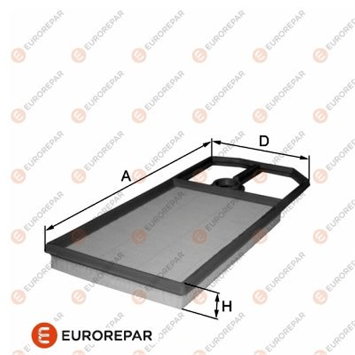 EUROREPAR 1680333480 - Hava Filtresi - Vw Polo-golf4-bora