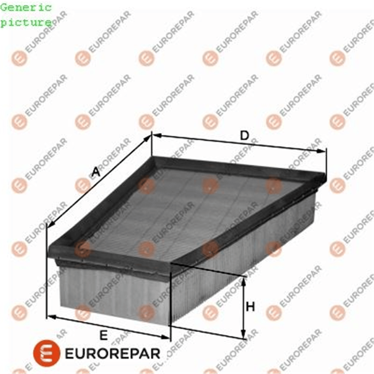 EUROREPAR 1680339180 - Hava Filtresi - Psa 