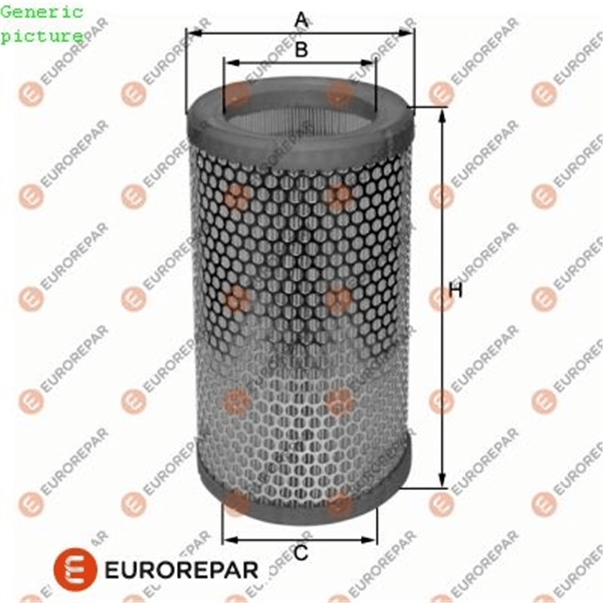 EUROREPAR 1680339480 - Hava Filtresi - Renault 