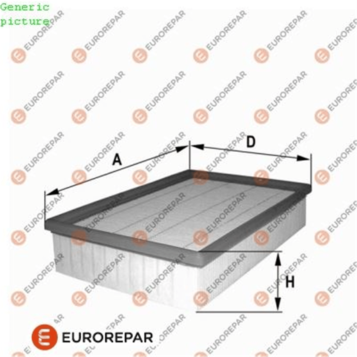 EUROREPAR 1680339880 - Hava Filtresi - Ford Mondeo/cougar